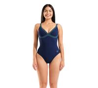 Costume da nuoto intero DANIELA U BACK SENSITIVE Blu 42 (IT) - 38 (FR) Tinta unita