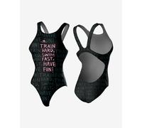 Costume da nuoto Turbo Train Hard spallina larga nero donna - S