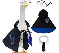 Costume da oca da portico per Halloween, mantello da oca da portico, mantello da portico d'oca per il college, vestaglia magica da mago, mantello per il ritorno a scuola. (blu)