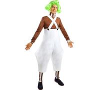 Costume da Oompa Loompa - La Fabbrica di Cioccolato per Uomo (Ufficiale Warner