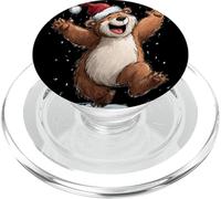 Costume da orso di buon Natale PopSockets PopGrip per MagSafe