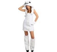 Costume da orso polare da donna per Donna Funidelia