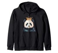 Costume da panda reale pronto a dominare la giornata Felpa con Cappuccio