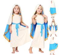 Costume da pastore per bambini, costume da oste, costume da Joseph per bambini, per bambini, pastore, presepe, abitante, abitante, locanda, abbigliamento natalizio, per ragazzi e ragazze, colore