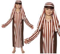 Costume Da Pastore Per Bambini Natale Natività Abito Elegante Età 4-12