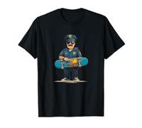 Costume da Pattinatore da Ufficiale per Gli Amanti dello Skateboard Maglietta