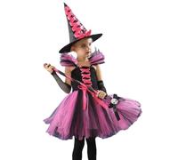 Costume da per Bambine e Ragazze con Scopa, Cappello di , Costumi per