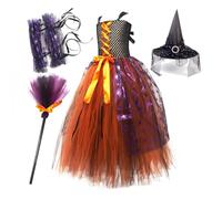 Costume da per Bambine Halloween | Costume per Cosplay per le Feste - Vestiti Da Cosplay Per Ragazze Per Halloween, Eventi Scolastici, Spettacoli Teatrali, Feste A Tema, Carnevale E Maschere