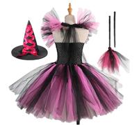 Costume da per Bambini e anche Bambine Vestito in Tulle con Cappello da e | Abito da Principessa di Halloween per Bambine per Feste in Maschera, Carnevali e Spettacoli Teatrali