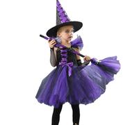 Costume da per ragazze con scopa e cappello da ,