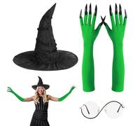Costume Da Per Ragazze - Vestito Di Halloween, Vestito Da Cosplay | Multifunzionale, Accessori Da Gioco Di Ruolo Set Con Una Masquerade Di Festival Del Cappello, Un Di Fantasy, Un Io
