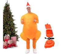 Costume Da Per Ringraziamento Tuta Gonfiabile Integrale Unisex Con Ventola | Costume Da Del Ringraziamento Per La Famiglia Moglie Marito Papà