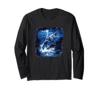 Costume da Pesca Tuono con Bocca Larga Maglia a Manica