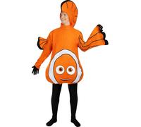 Funidelia Costume da pesce pagliaccio per adulti, Animali - Tenuta per adulti per feste, Carnevale e Halloween - Taglia L-XL