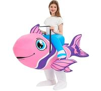 Costume da pesce tropicale gonfiabile, per donne e uomini, cosplay per adulti, costume per pesci tropicali, costumi gonfiabili per Halloween
