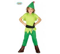 Costume Da Peter Pan Bambino 5/6 Anni Robin Hood Travestimenti