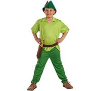 Costume da Peter Pan Verde per Bambino A-(3/5 Anni)