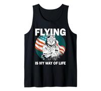 Costume da Pilota Aereo Che vola Il Mio Stile di Vita Aviazione Canotta