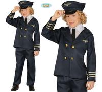 Costume Da Pilota Di Aereo Per Bambini Nuovo