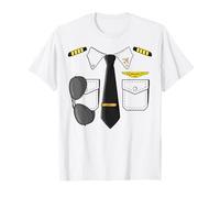 Costume da pilota di aereo per bambini per Halloween Maglietta