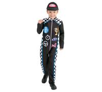 Costume Da Pilota Di Auto Da Corsa Per Bambini, Outfit Elegante Per Bambini