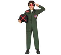 Costume Da Pilota Di Combattimento Unisex Per Bambini Nuovo