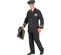 Costume da pilota, giacca, pantaloni, cappello, uniforme, compagnia aerea, carne