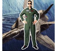 Costume da pilota militare dal Film Top Gun anni 80 Air Force