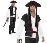 Costume Da Pirata Aye Aye Per Adulti, Outfit Da Buccaniere Nuovo