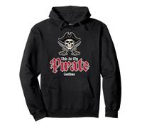 Costume da pirata divertente con scritta "This Is My Pirate" Felpa con Cappuccio