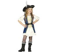 COSTUME PIRATA LUXURY BAMBINA 7-9 ANNI