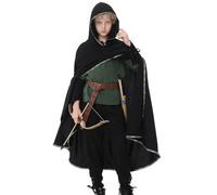 Costume da pirata medievale rinascimentale per bambini, costume vichingo per Halloween