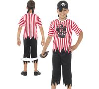 Costume da Pirata Ragazzi Jolly Libro Settimana Giorno Bambini Vestito