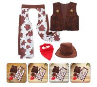 Costume Da Piratessa Cappello Cow Boy Pirata Vestire Di Halloween
