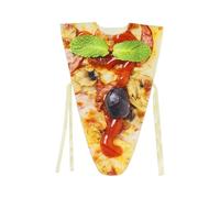 Costume da pizza, accessorio morbido per feste, poncho cosplay, vestire, funzione gioco di ruolo, categoria benessere sociale, taglia portatile, coppia, donna, uomo, carnevale, festa del