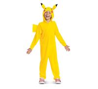 Costume da Pokémon Pikachu per bambini, con licenza ufficiale Disguise, vestibilità comoda e design dettagliato, taglia M 7-8