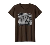 Costume da Poker da Uomo in Texas Poker Maglietta, Donna, Marrone, XL
