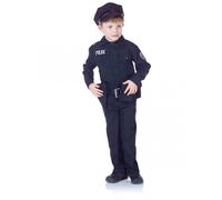 Costume Da Poliziotto Per Bambino Halloween Set Cops Underwraps 25912