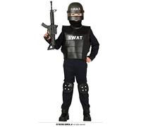 COSTUME POLIZIA SWAT TG. 7-9 ANNI