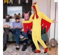 Costume da pollo di Halloween, originale, per cosplay, accessori per feste e