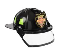 Costume Da Pompiere Per Adulti Con Casco Nero