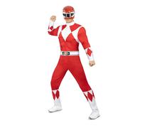 Costume da Power Ranger rosso per Uomo (Ufficiale Hasbro) Funidelia