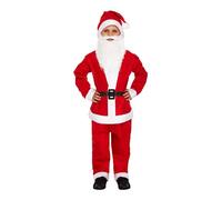 Henbrandt Costume da presepe Babbo Natale per bambini, 10-12 anni