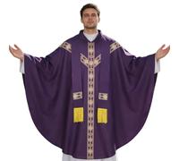 Costume Da Prete con Stola e Pianeta Cattolica