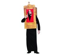 Costume Da Prete Confessionale Adulto Taglia Unica