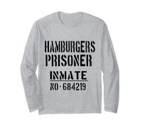 Costume da Prigioniero di Hamburger, per Gli Amanti degli Hamburger, per Halloween Maglia a Manica