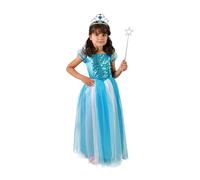 Costume da principessa per bambina - blu, taglia S