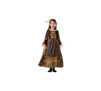 Dress Up America Abito da Duchessa per Ragazze - Abito Rinascimentale Medievale - Abito da Duchessa Include Vestito e Pinzette - Marrone