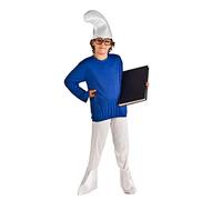 Costume da Puffo Babbucce infantile A-(3/5 anni)