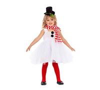 Costume da Pupazzo da Neve Tulle per bambina S-(5/6 anni)